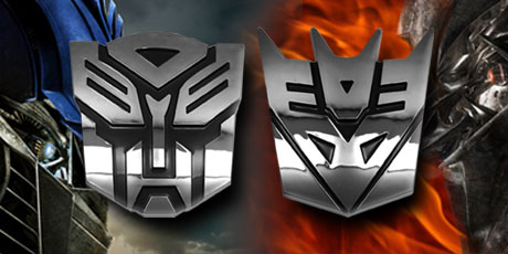 3D Transformers Badges
